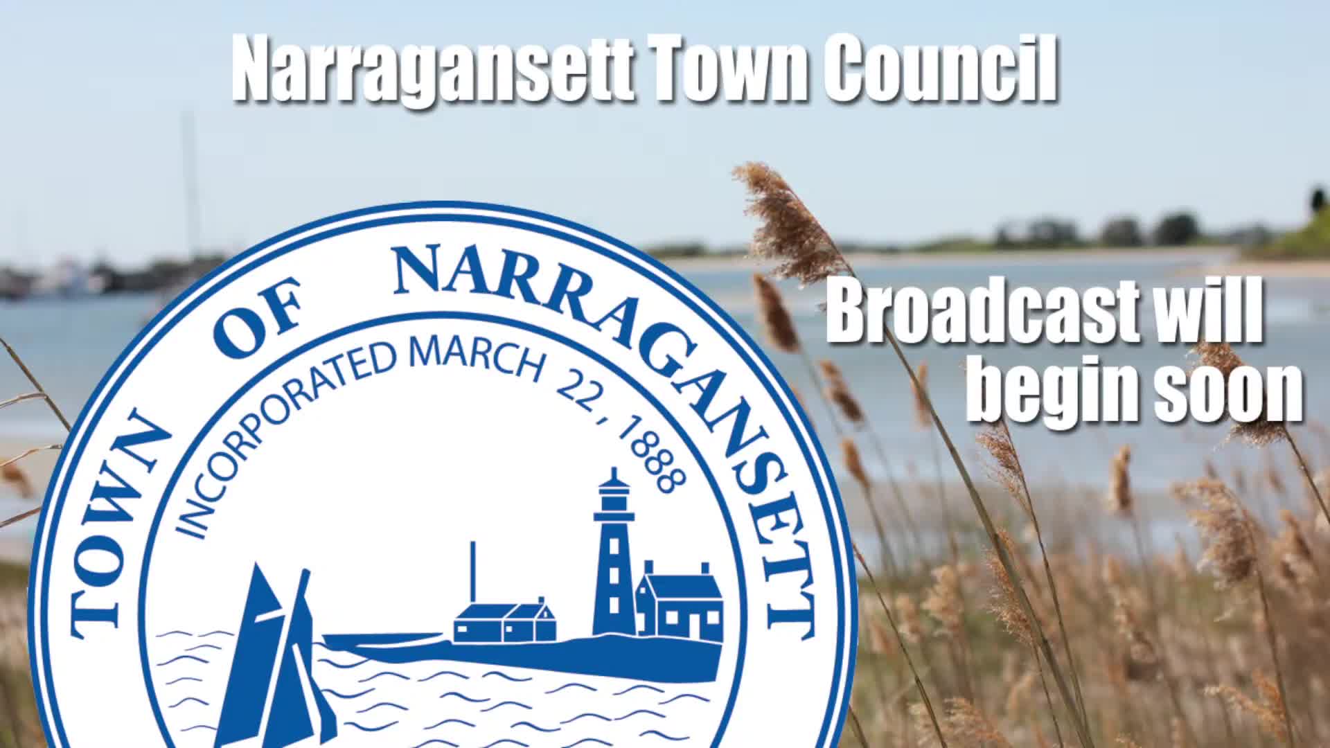 Town Manager Jim Tierney updates council on state lifeguard races in Narragansett