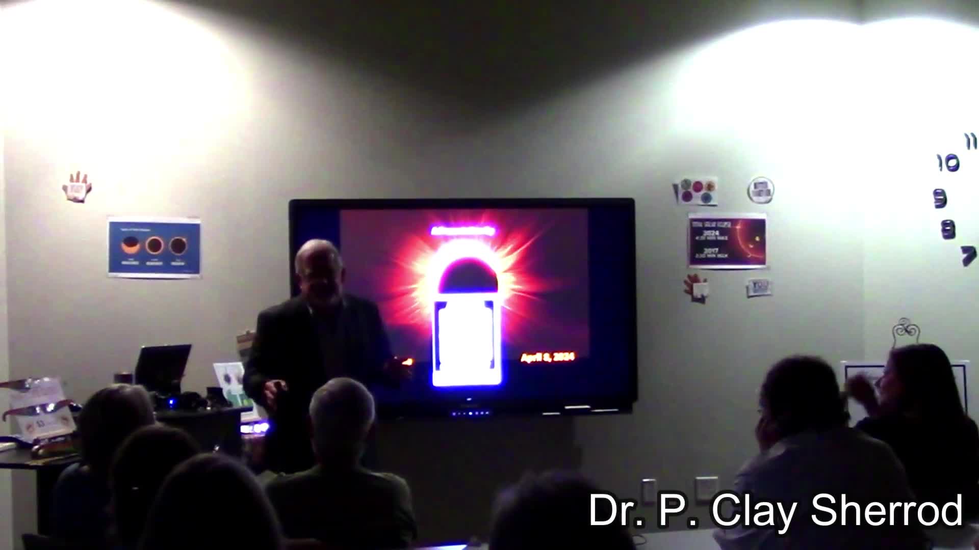 Educator Highlights Clinton's Prime Location for 2024 Total Solar Eclipse