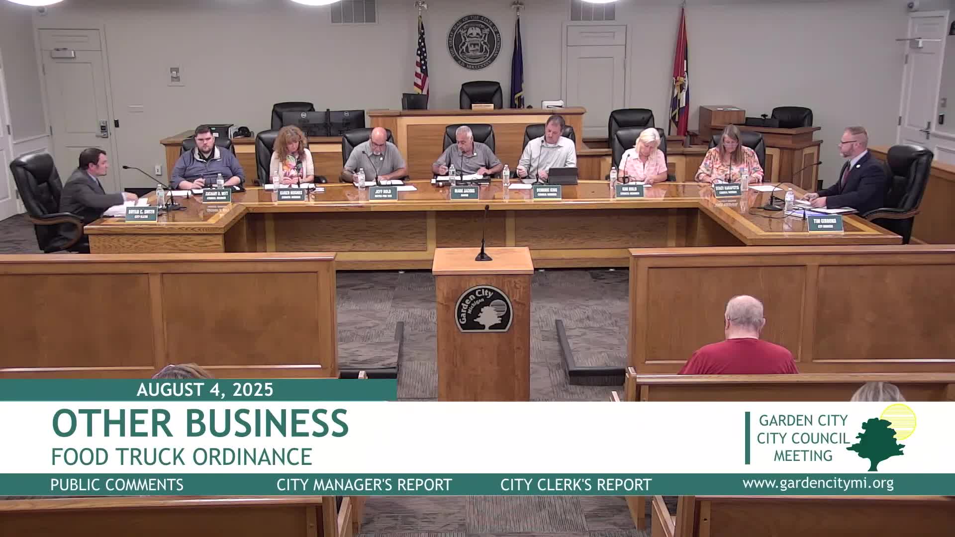 Garden City Council Discusses Food Truck Ordinance Adjustments and Competition Concerns
