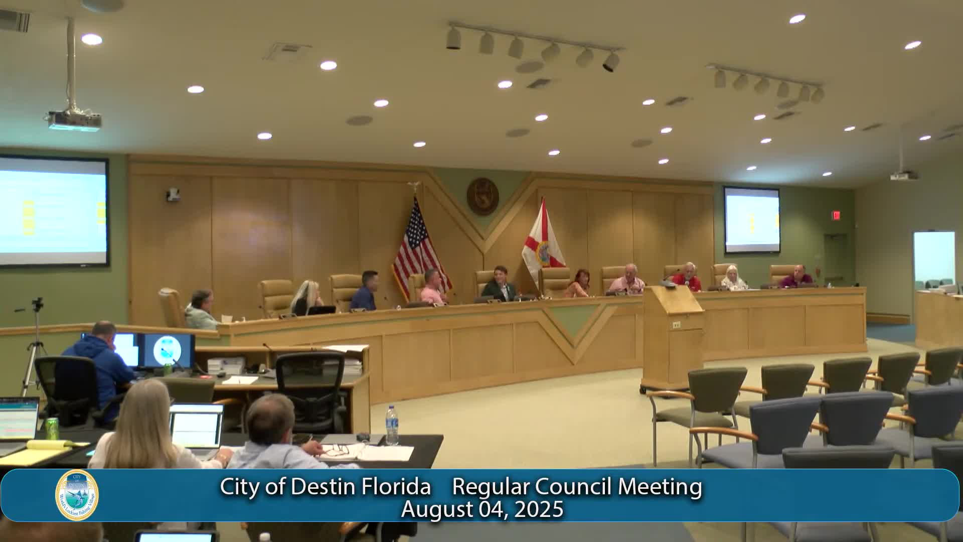 Destin City Council Adopts Property Maintenance Code and Schedules CRA Meeting