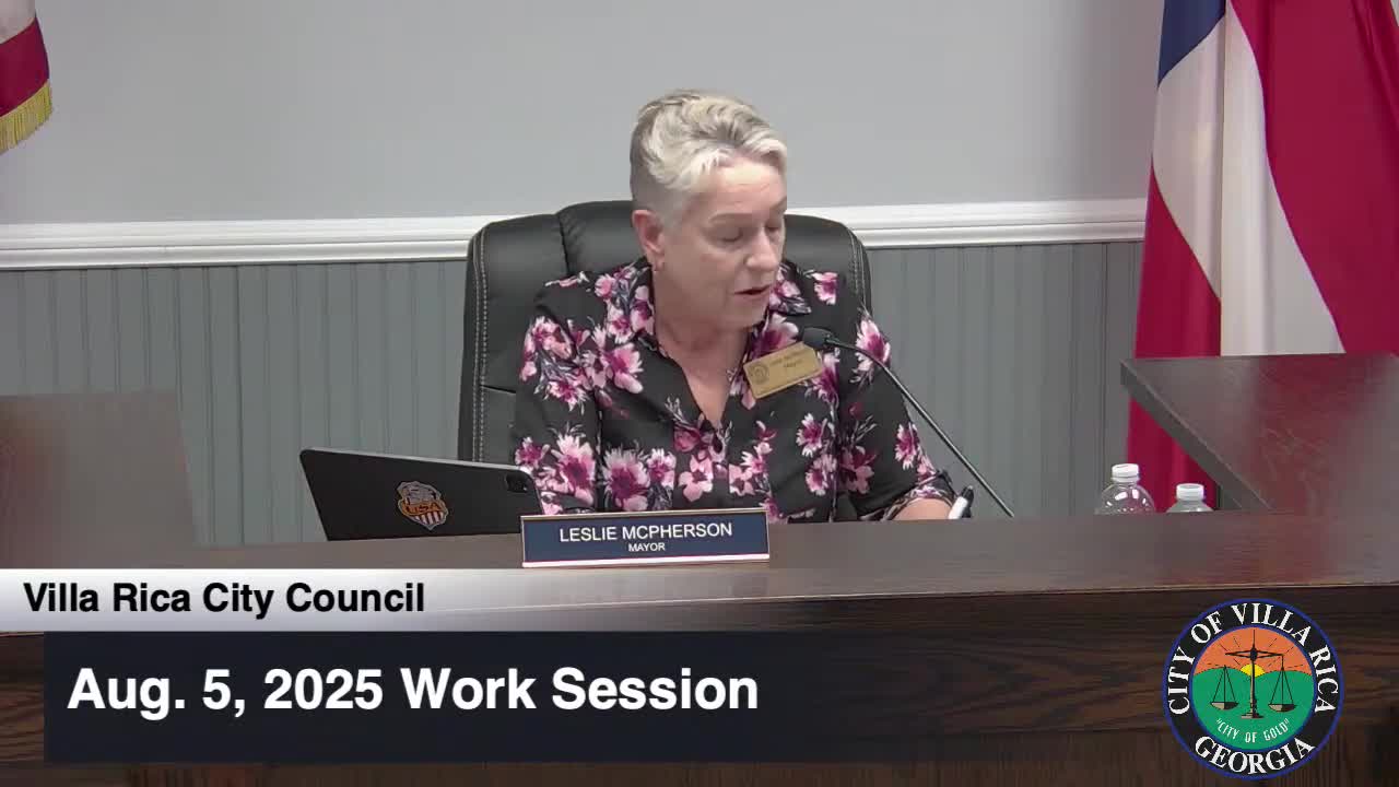 Villa Rica Council Approves Downtown Streetscape Plan with 80% Federal Funding