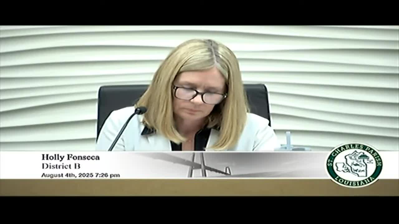 Saint Charles Parish Council Approves Flood Improvement Funding and Project Changes