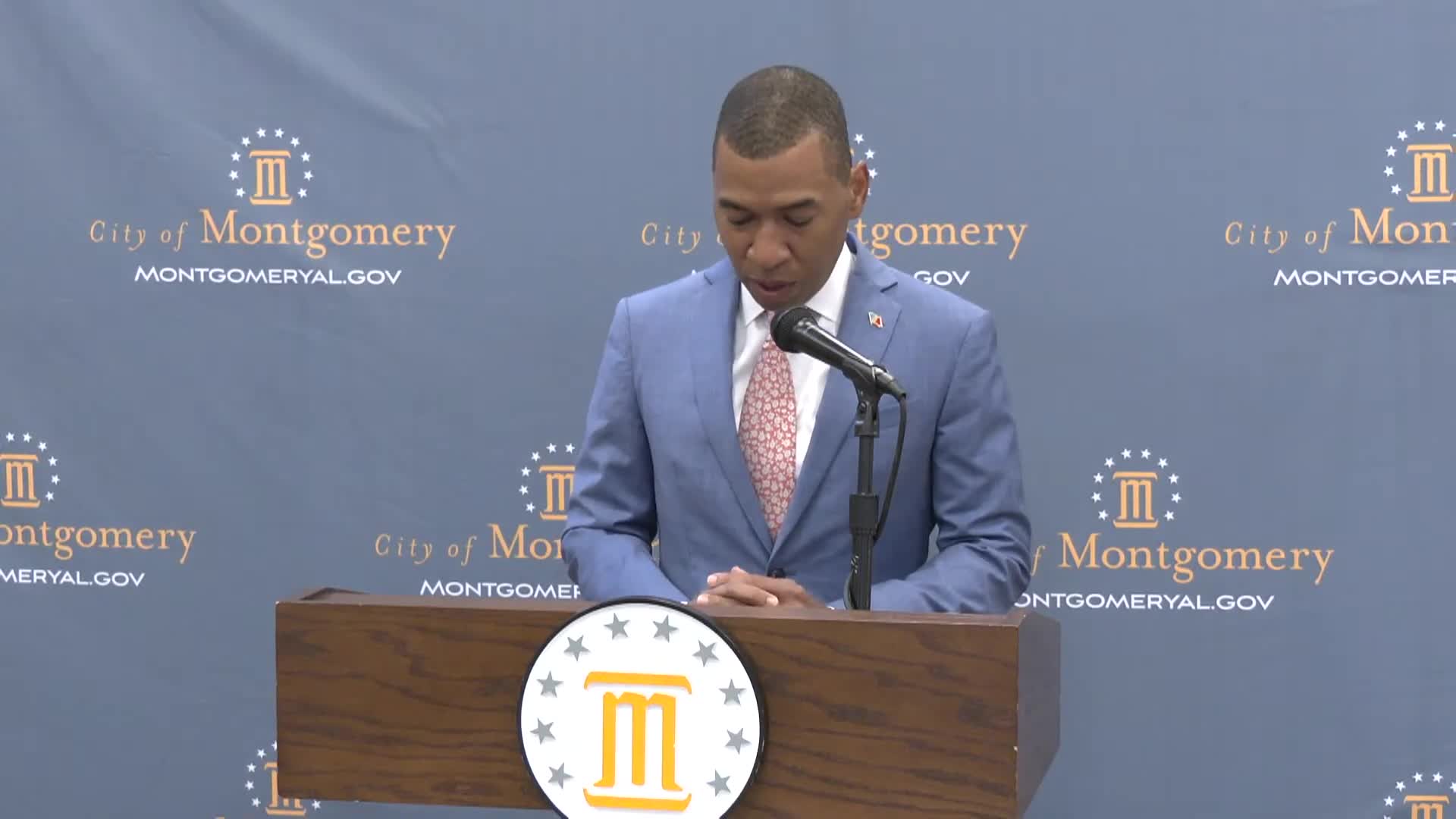 Montgomery mayor: crime down year‑over‑year; city will push legislature on bail, expand tech enforcement