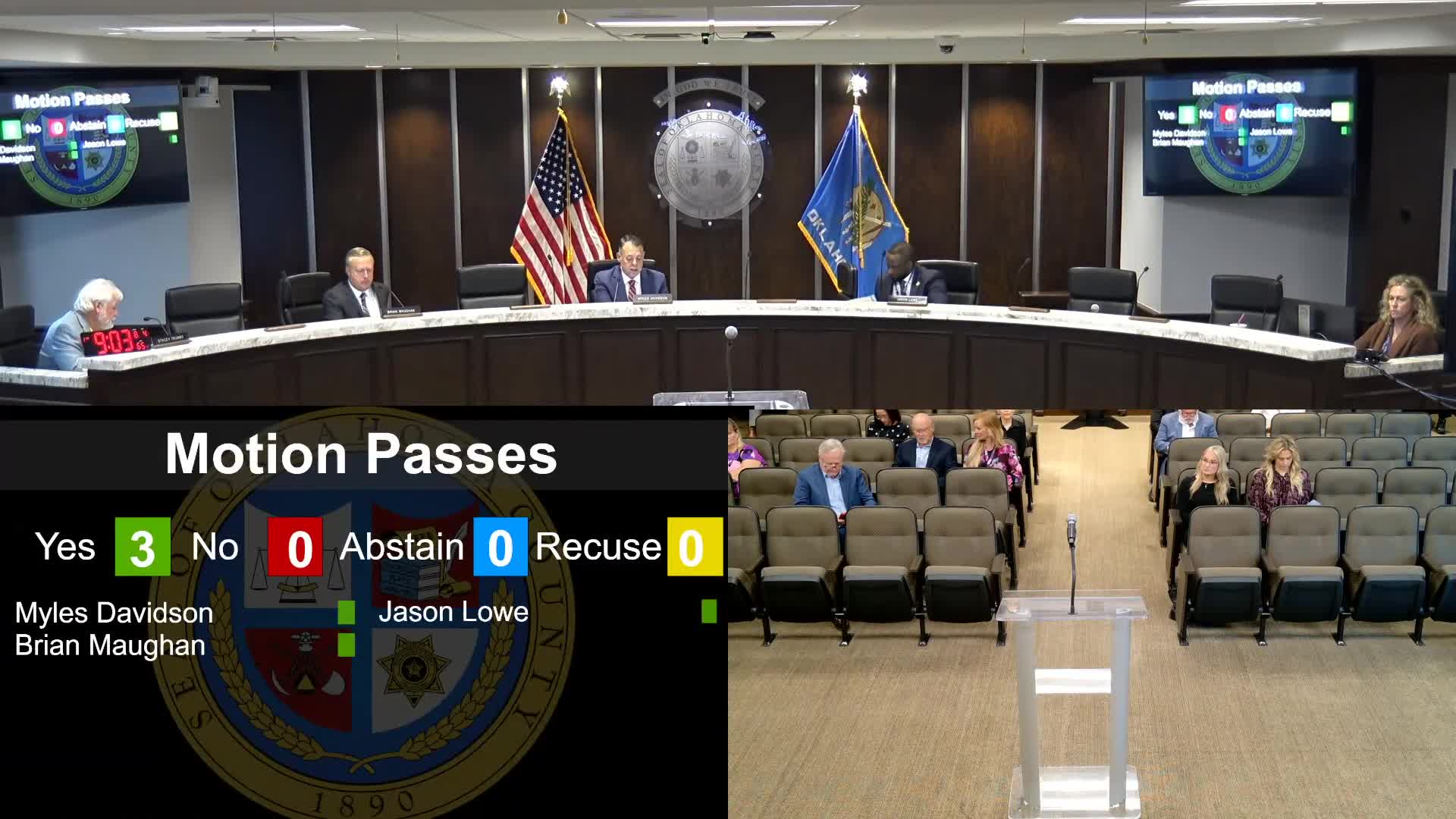 Commissioners approve multiple contracts and change orders including Krause EOC audiovisual system