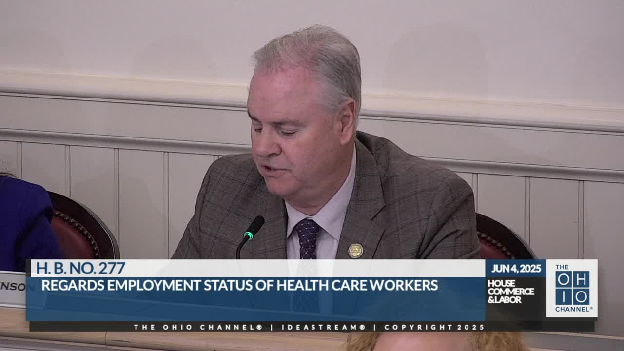 Ohio lawmakers hear testimony on bill to classify platform-based health workers as independent contractors