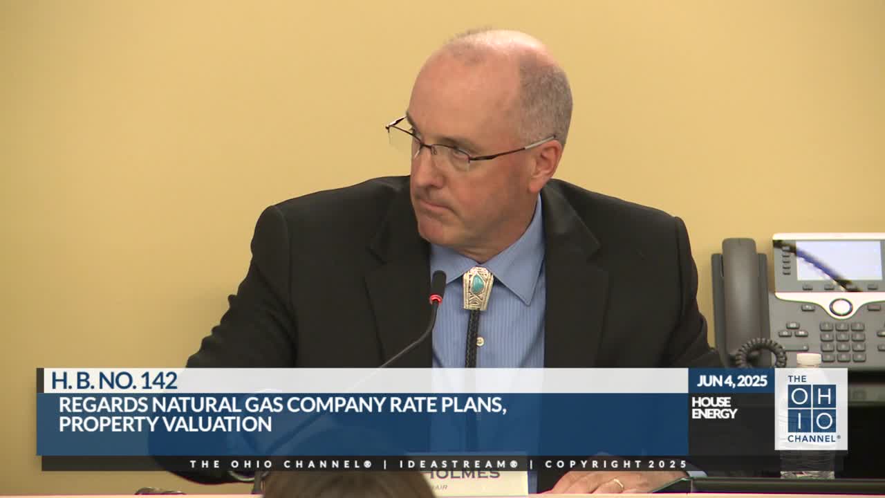 House Energy Committee adopts dash‑1 amendment to HB 142 at fourth hearing