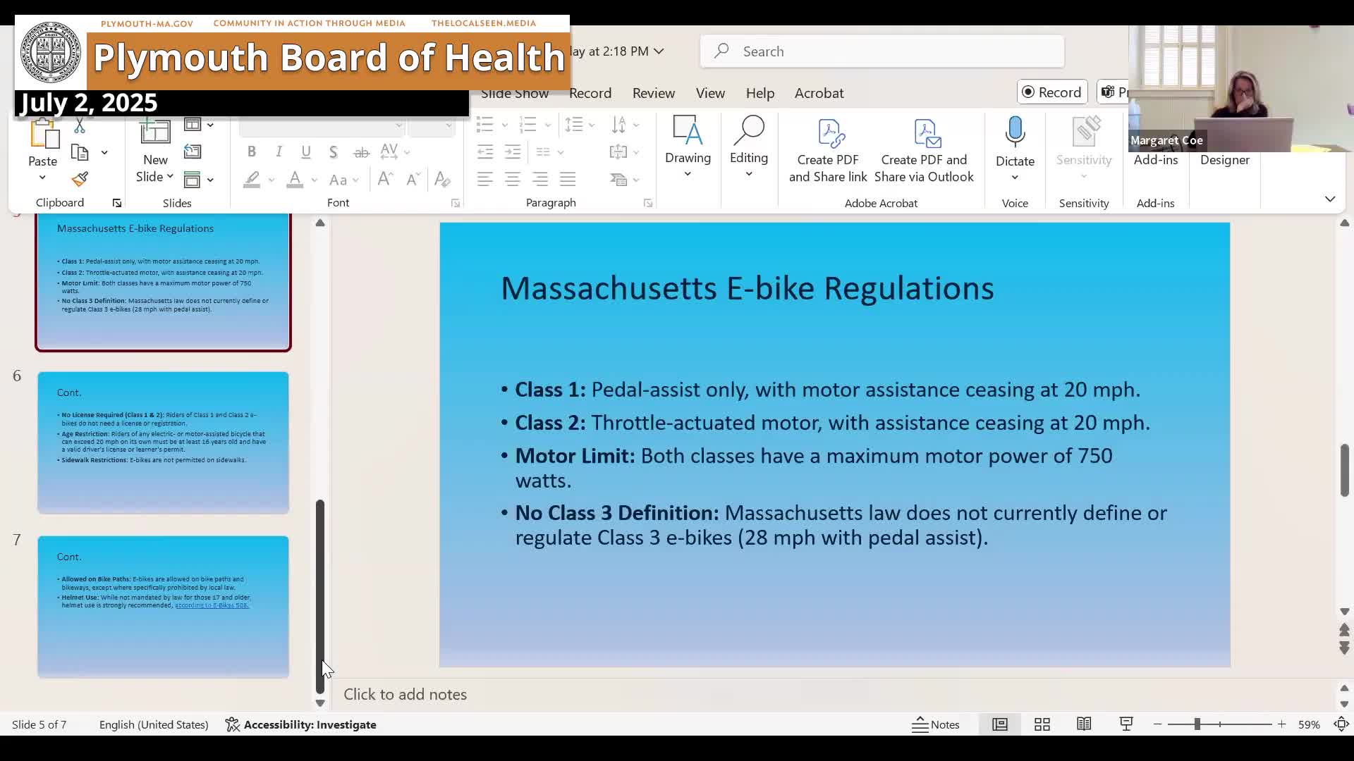 Massachusetts Discusses Electric Bicycle Classifications and Helmet Laws for Youth