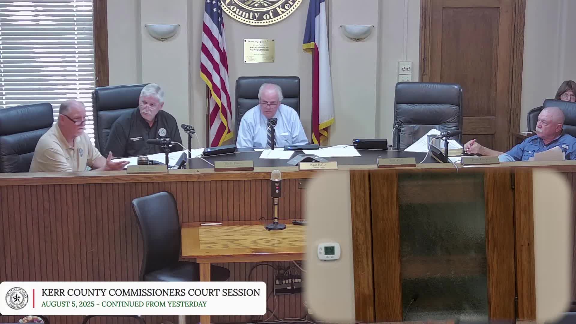 Kerr County Commissioners Discuss Proposed Salary Increases Amid Property Tax Concerns