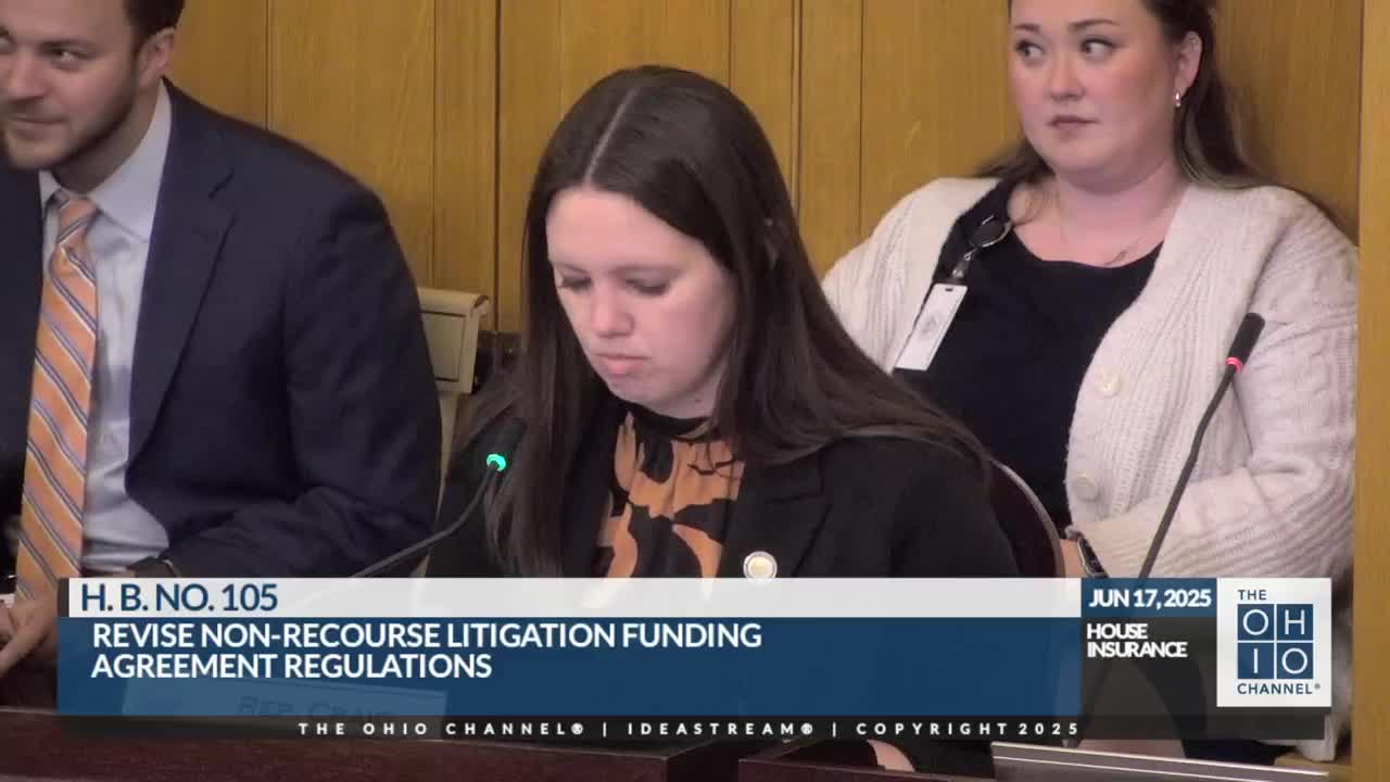 House Insurance Committee approves minutes, accepts HB105 substitute and reappoints ranking member as secretary