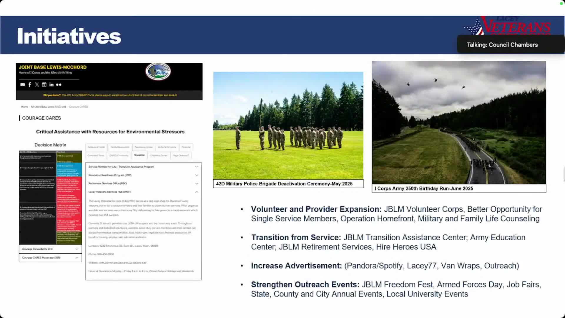 JBLM Team Enhances Local Support Services for Service Members and Families