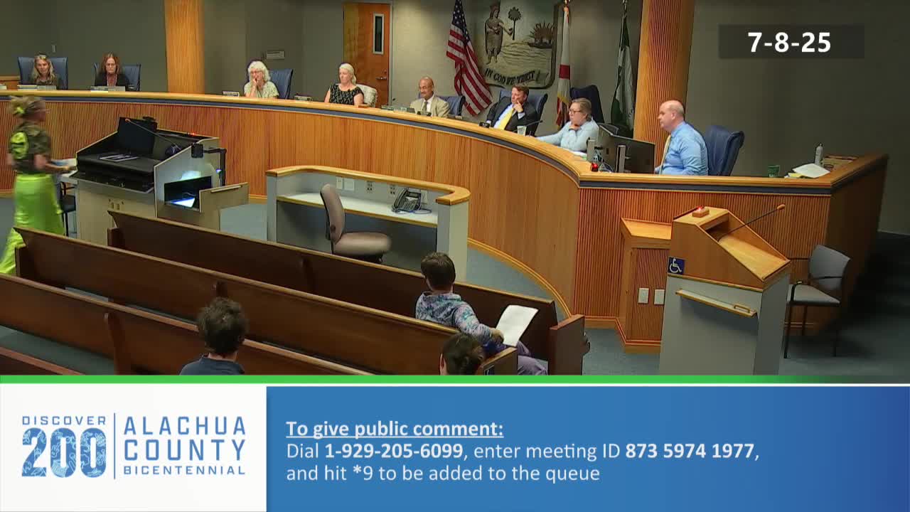 Hundreds of residents urge Alachua County to block rezoning near Paynes Prairie