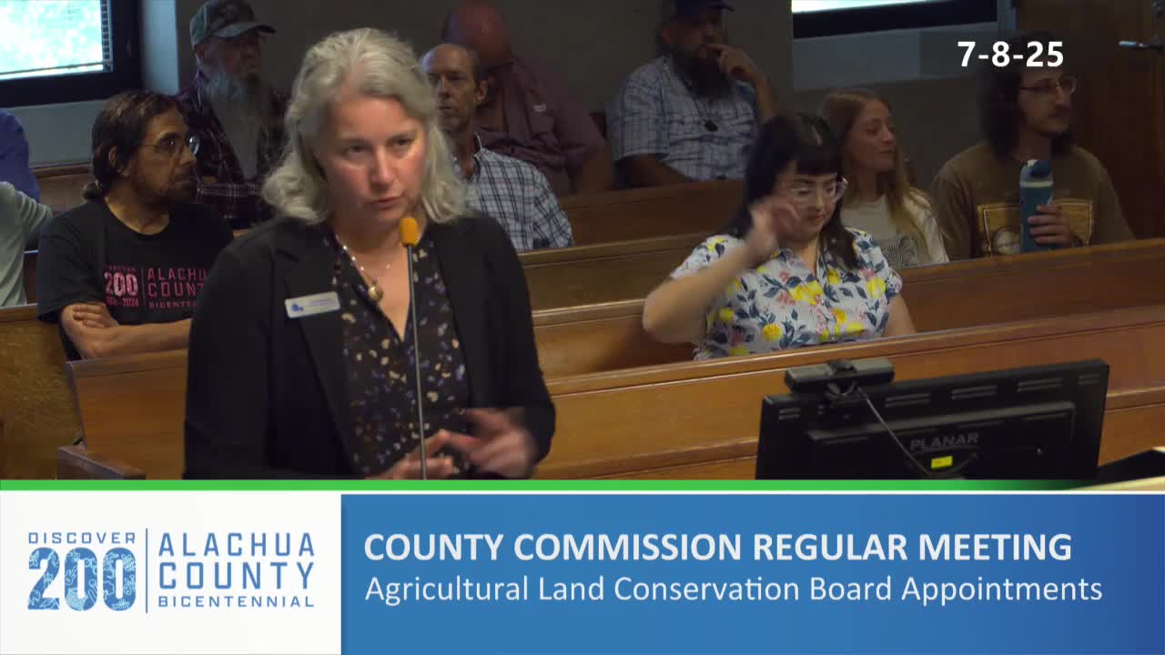 Alachua County names members to new Agricultural Land Conservation Board
