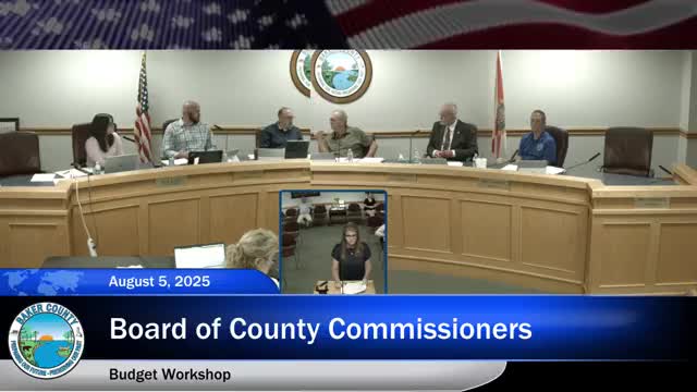 Baker County Commissioners Review Budget Amid Rising Violent Crime Concerns