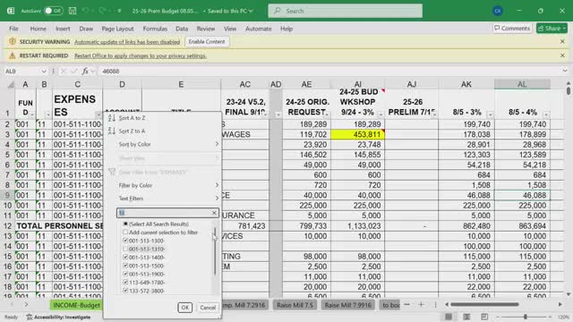 County Budget Discussions Reveal $28K Increase for Tax Collector Maintenance Needs