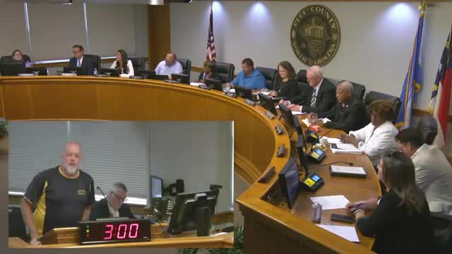 Resident urges updated ADA inventory, requests Powell Bill access for counties; accessibility gaps raised for new sheriff's office building