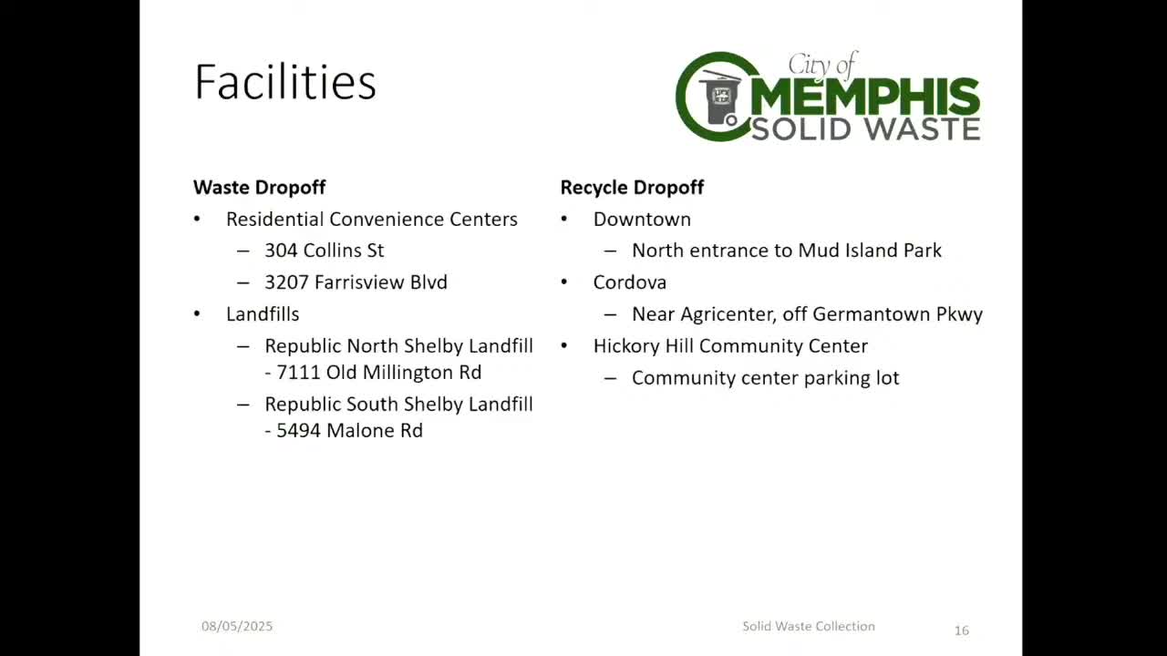 Memphis Councilwoman Calls for Fair Trash Services and Community Improvements