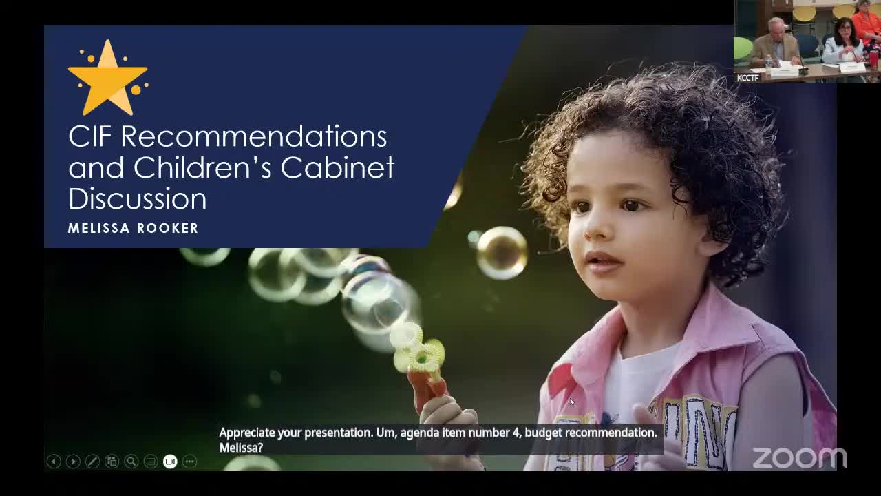 Children’s Cabinet adopts FY27 budget recommendations; authorizes infrastructure funds for Office of Early Childhood transition