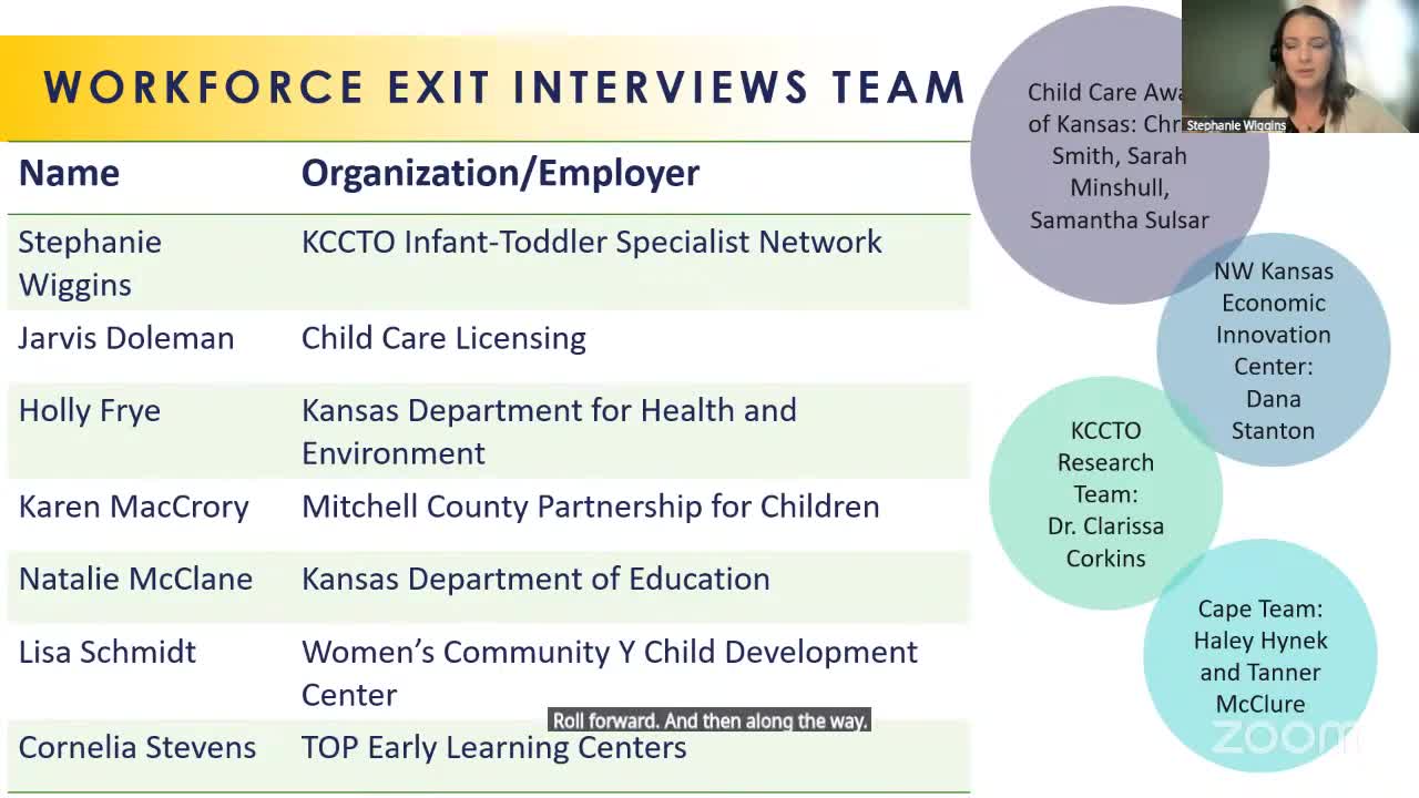 Recruitment work group updates website and urges alignment between high-school ECE courses and KDHE licensing requirements