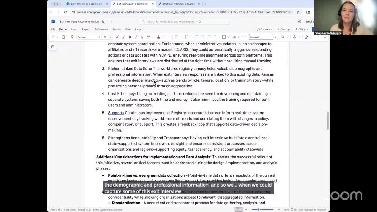Mental health work group proposes landing page, convening and toolkits to support early‑childhood professionals