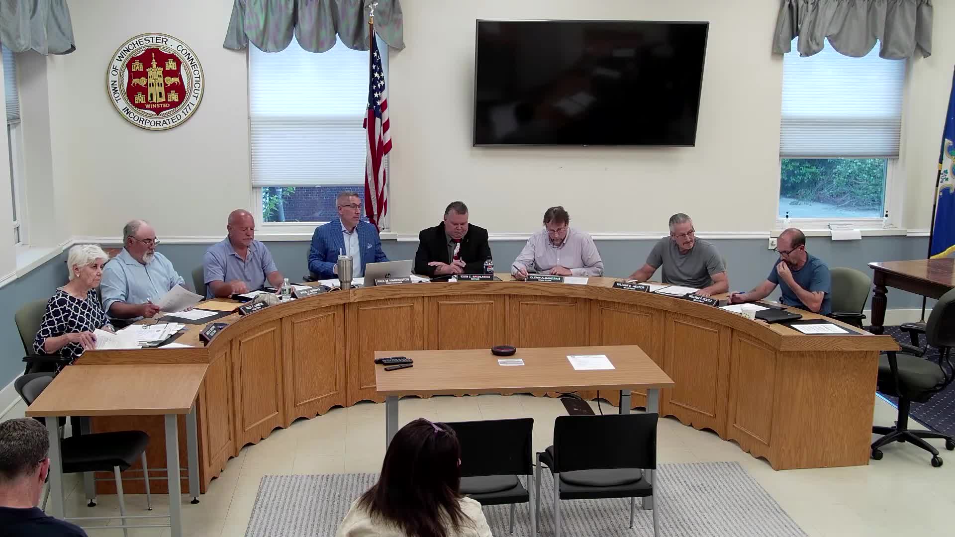 Town manager, public works director outline status of $24 million roads bond, surveyor shortage and DOT lane changes on Main Street