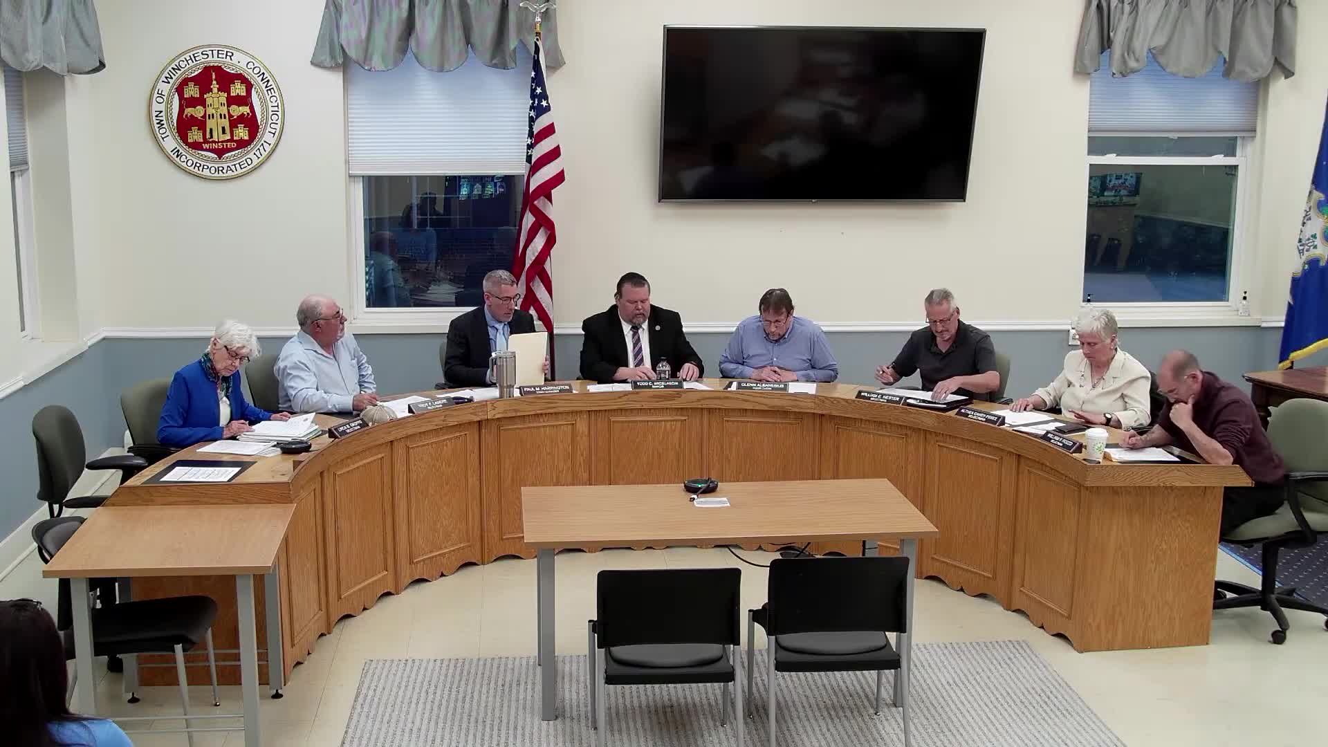 Selectmen set 29.17 mill rate, approve public works transfers and routine budget adjustments