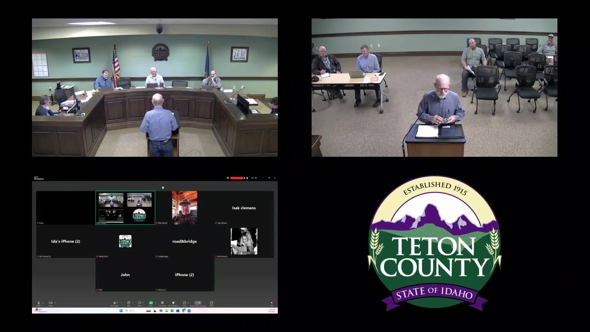 Teton County approves array of public works, waste and planning actions; orders HVAC repair for county building
