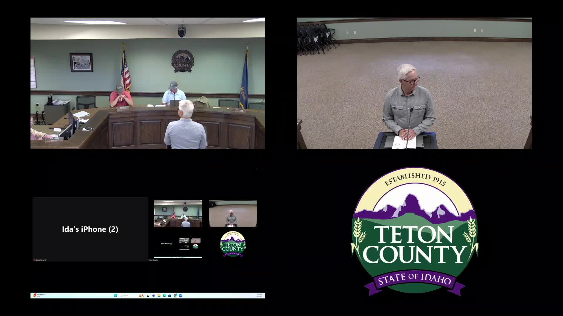 Teton County commissioners approve nonbinding letter backing TREC grant application, tie future funding to FY2026 budget