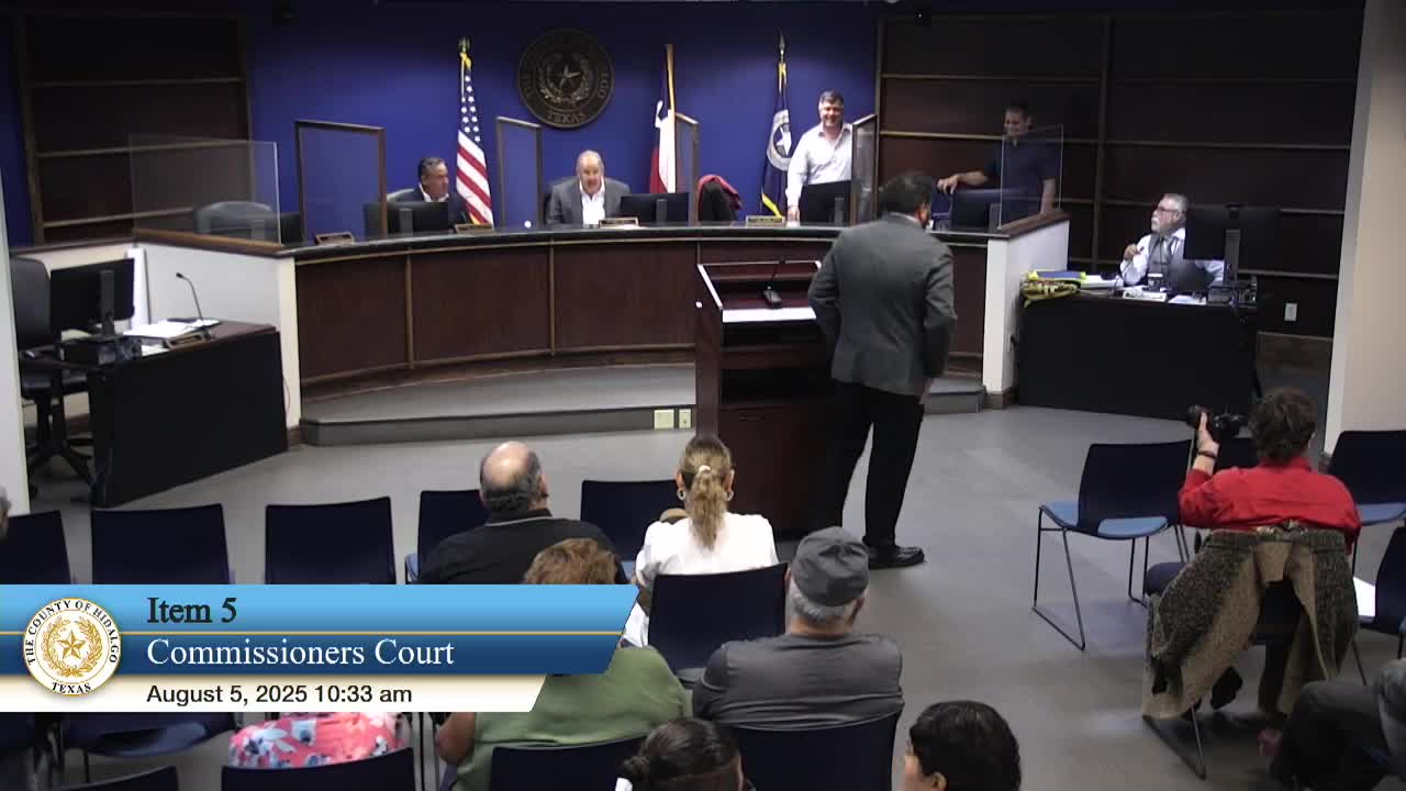 Hidalgo County Approves 6% Mandatory Hospital Payments for Fiscal Year 2026
