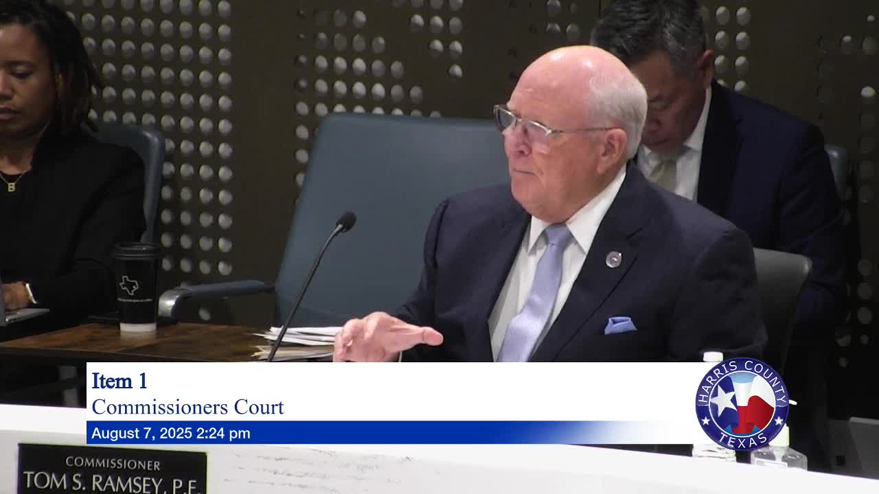 Harris County Commissioners Approve Overtime Pay for Flood Response Efforts