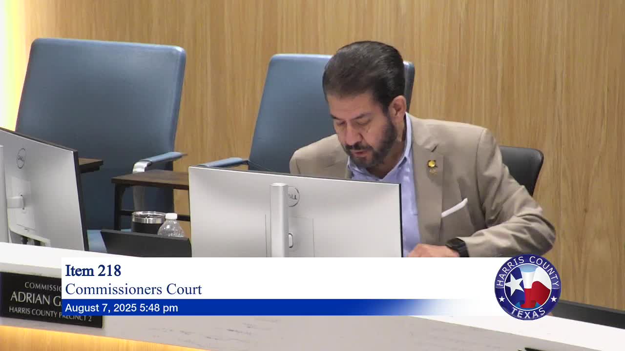 Harris County Commissioners Discuss ARPA Funding and Salary Adjustments Amid Fiscal Challenges