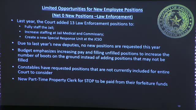 Johnson County Officials Address Law Enforcement Staffing Needs Amid Growing Population