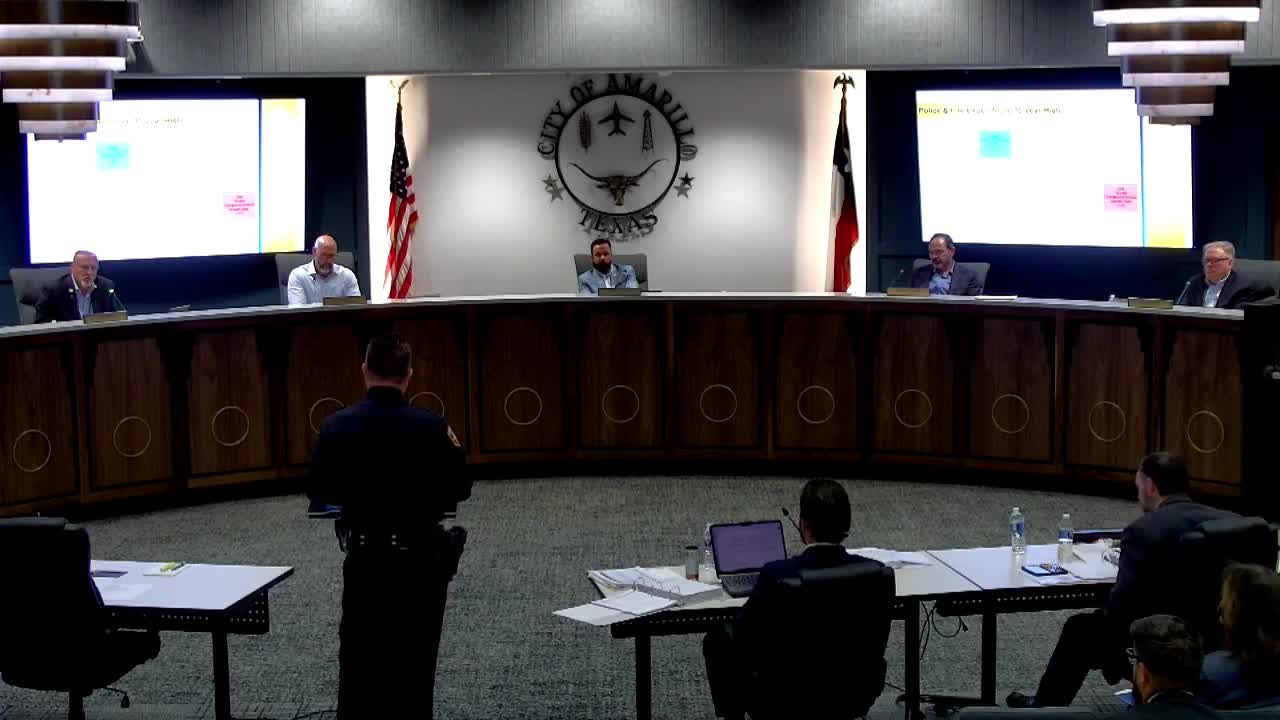 Amarillo City Council reviews fire and city marshal department budget adjustments