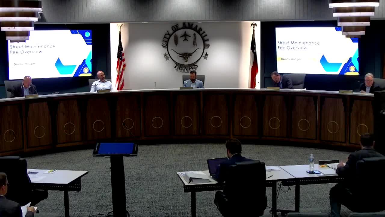 City Council Proposes Street Maintenance Fee Amid Budget Constraints