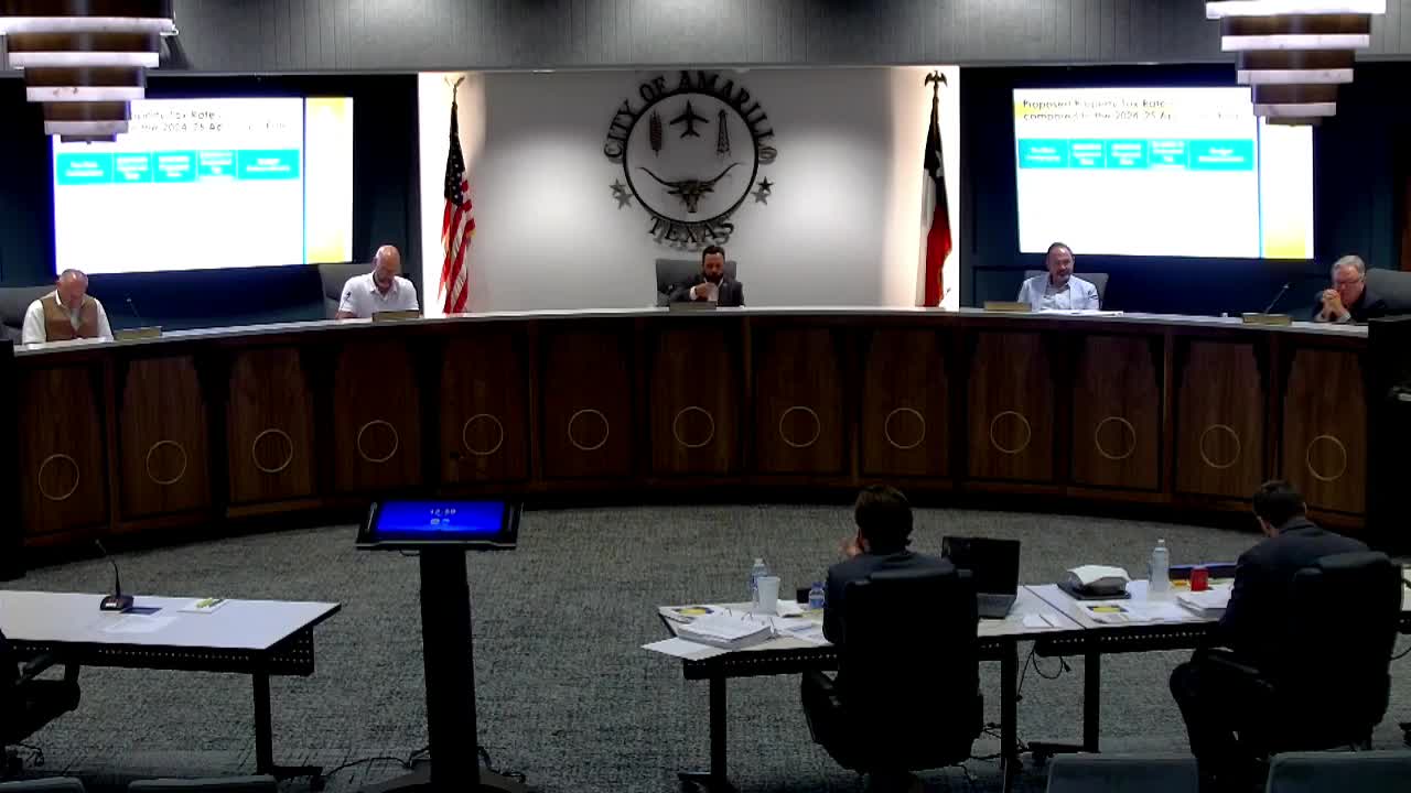 Amarillo Council Discusses Challenges of Property Tax Limits and Funding Strategies