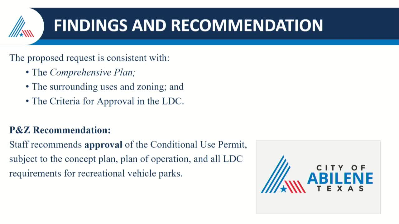 City council approves conditional use permit for new RV park in flood zone area