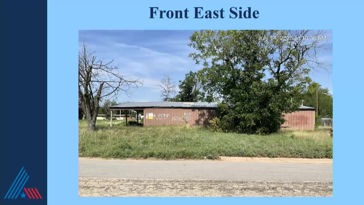 City Council Orders Demolition of Two Condemned Properties Amid Safety Concerns