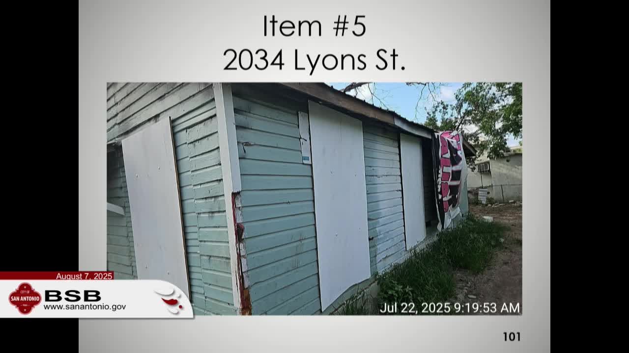 City Council recommends demolition of 2034 Lion Street due to severe structural damage