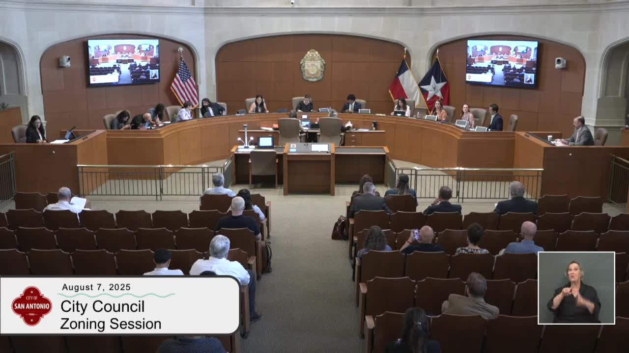 San Antonio City Council Continues Zoning Items Amid Public Concerns