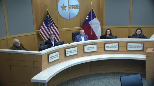 Judge John Roche discusses VALOR program funding and Collin County veterans prioritization