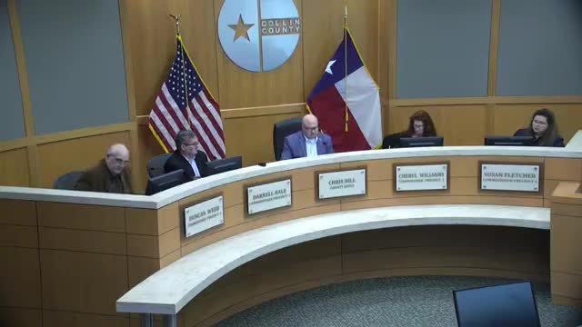 Collin County Commissioners Debate Legal Advisor Role Amid Budget Concerns