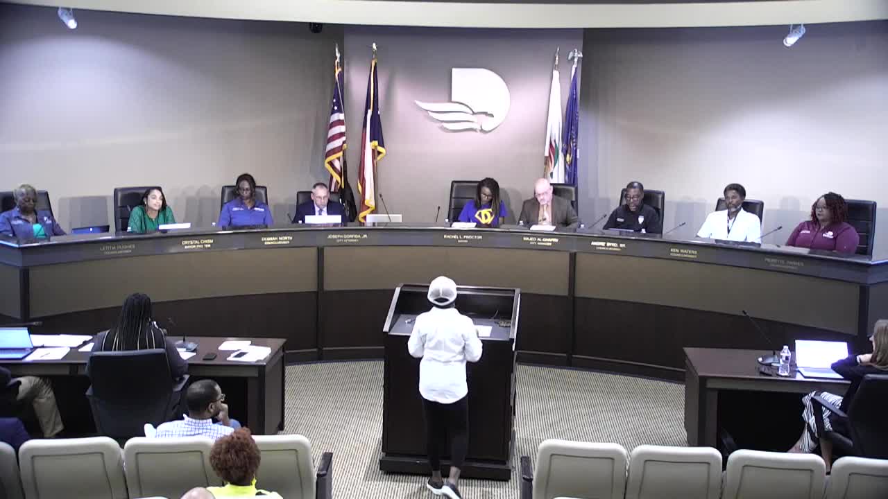 Anna Williams advocates for single member districts in DeSoto City Council