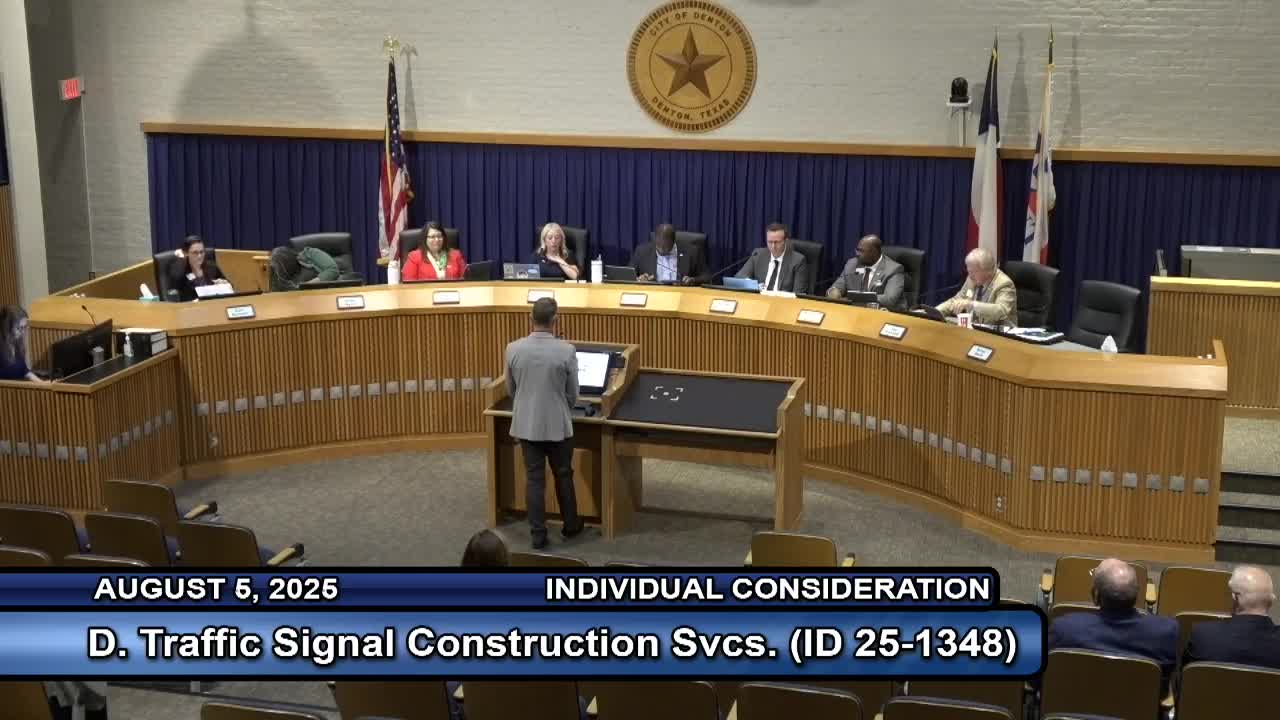 City Council Recycles Traffic Signal for New Location at Robeson Ranch Road
