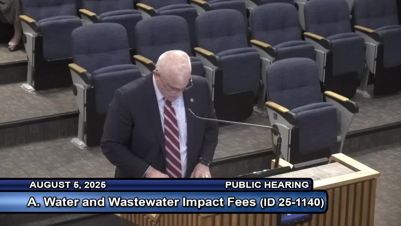 Denton Prepares for August Adoption of Water and Wastewater Impact Fee Study