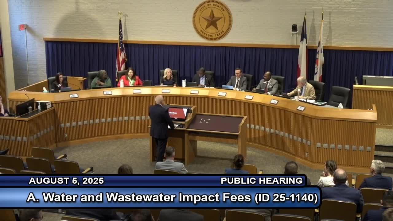 Denton Officials Debate Development Fees Amid Concerns Over Capacity and Growth