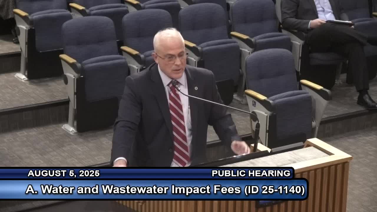 Denton Council Considers Reducing Water Impact Fees to 75% Cost Recovery