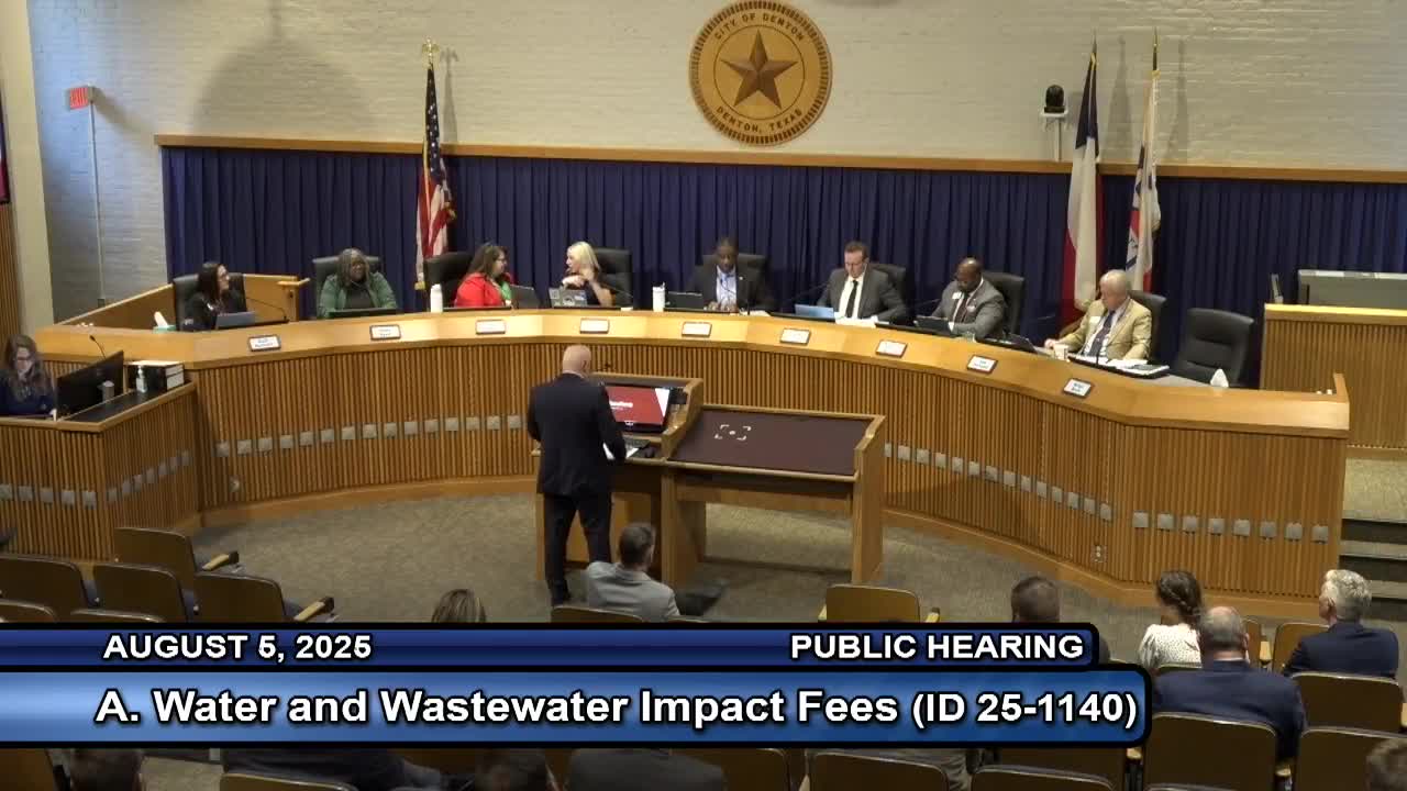 Denton Council Discusses Impact Fees Amid Housing Affordability Concerns