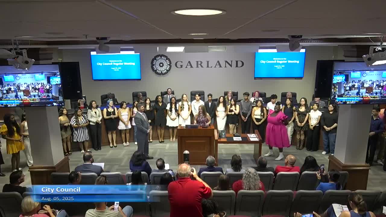 Garland Youth Council Welcomes New Members Appointed by Local Leaders