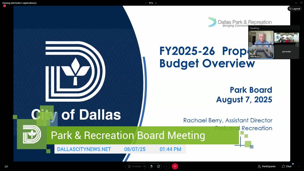 City Council Discusses Cuts to Aquatics Program and Future Facility Enhancements