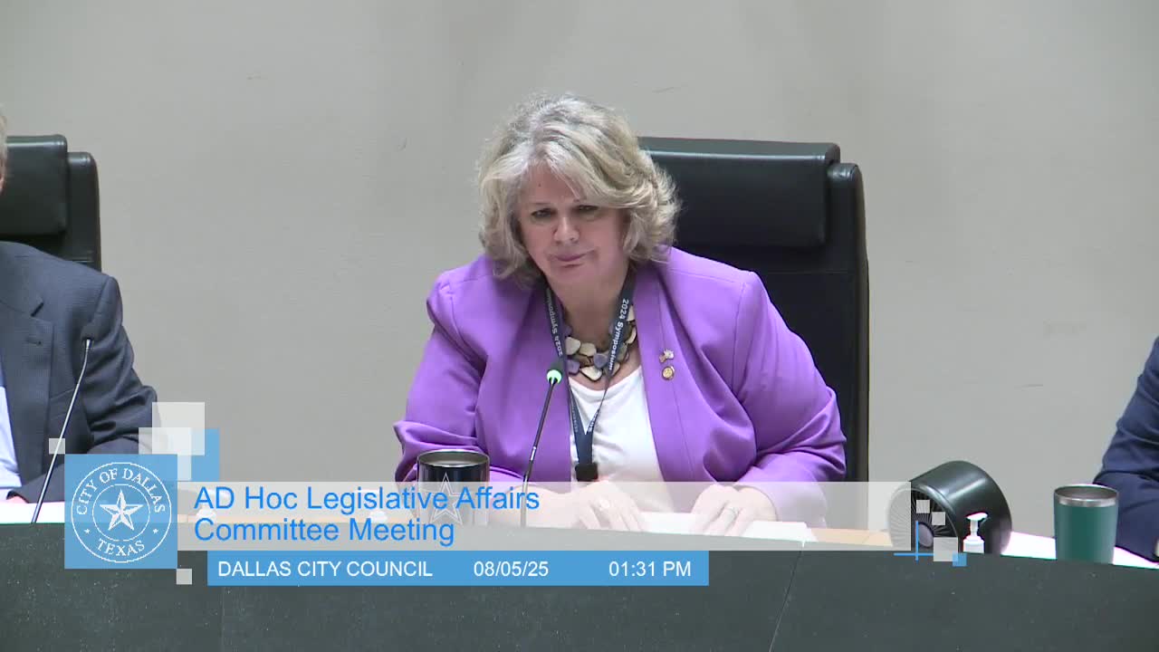 Dallas Council Sees Success With Five Key Legislative Priorities This Session