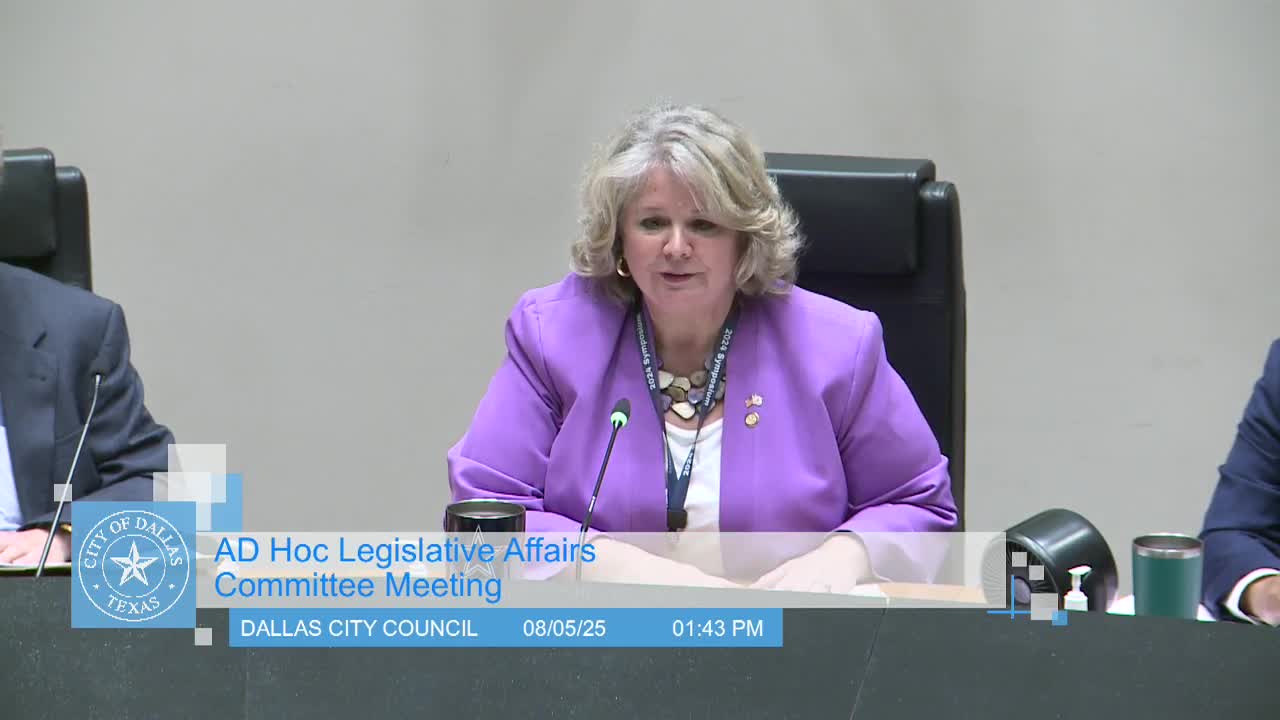 Dallas City Council assesses impact of new state legislation on local control and budget
